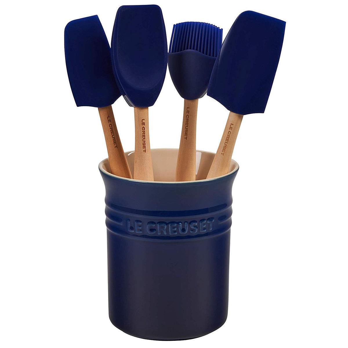 Le Creuset 5-Piece Wine Tools Gift Set - Corkscrew, Foil Cutter, Wine Pump With Stoppers, Black/Grey - View #3