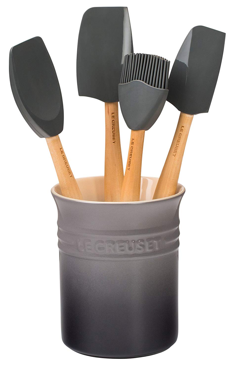 Le Creuset Craft Series 5-Piece Utensil Set with Crock — Kitchen
