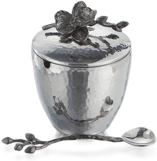 Michael Aram Black Orchid Pot w/ Spoon