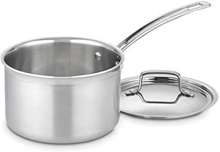 Cuisinart Classic 2.5qt Stainless Steel Saucepan With Cover
