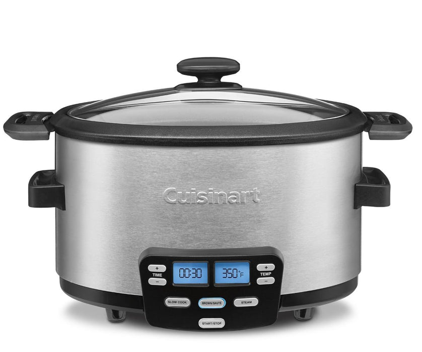Cuisinart 3-In-1 Cook Central Multi-Cooker: Slow Cooker Brown/Saute Steamer