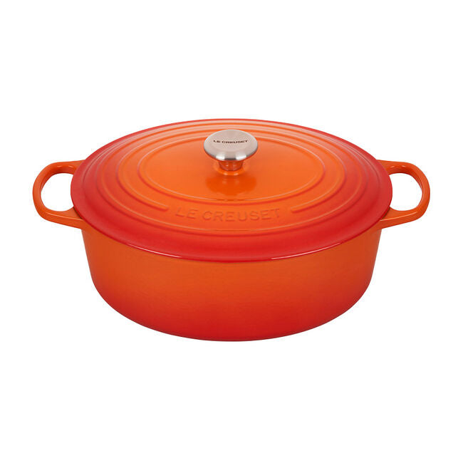 Le Creuset Enameled Cast Iron Signature Oval Dutch Oven, 8 qt