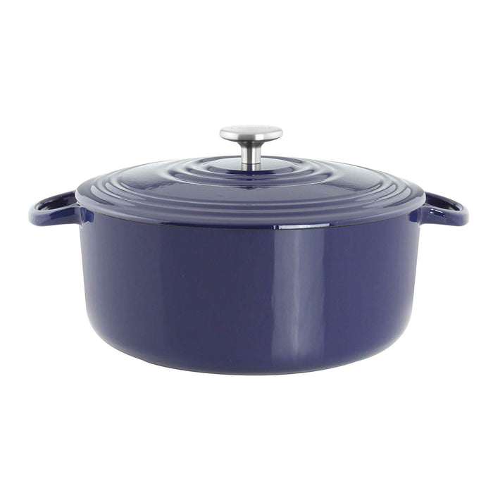 Chantal Enameled Cast-Iron Round Dutch Oven with Lid