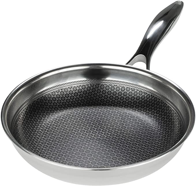 Black Cube Hybrid Stainless Steel Frying Pan with Nonstick Coating, Ov —  Kitchen Clique