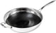 Black Cube Hybrid Stainless Steel Frying Pan with Nonstick Coating, Oven-Safe Cookware