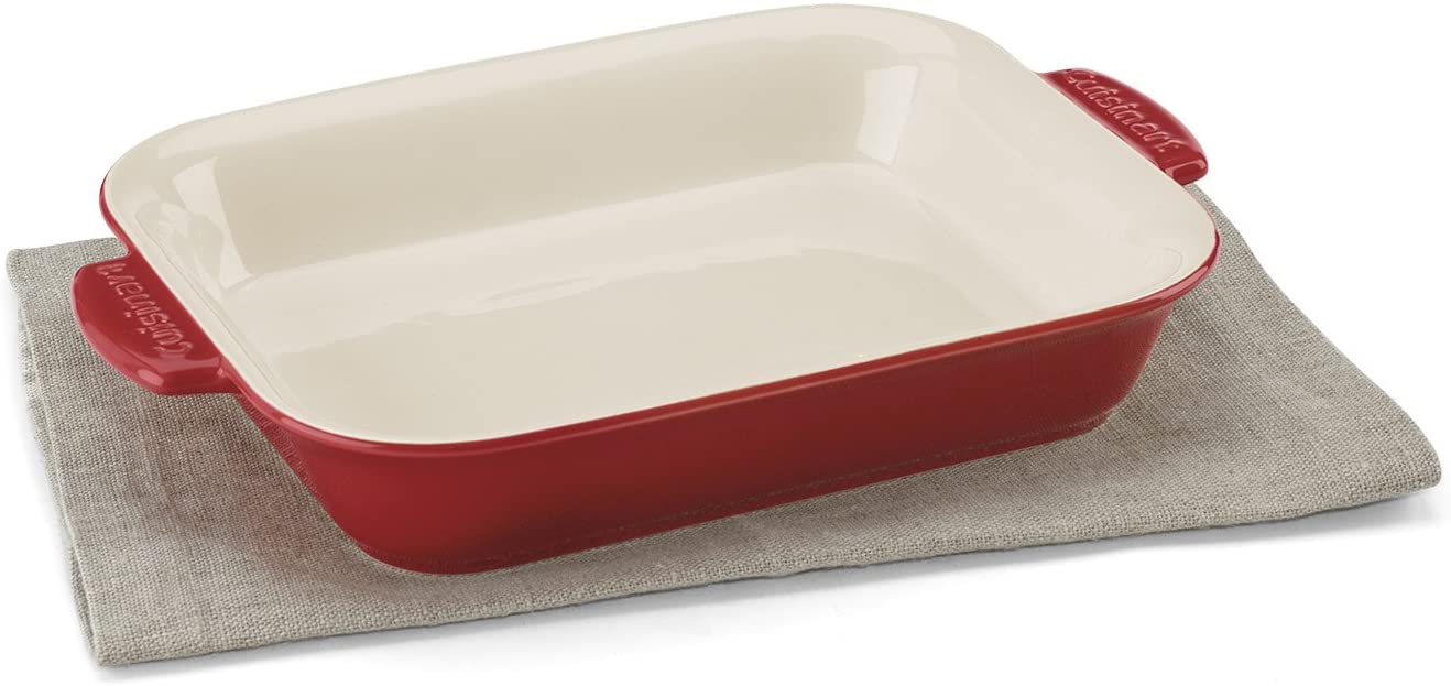 Cuisinart 2-Quart Medium Rectangular Baker, Red CCB30-27R