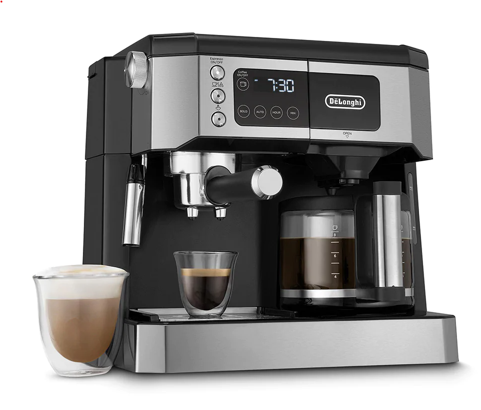 Delonghi All-in-One Coffee & Espresso Maker, Cappuccino, Latte