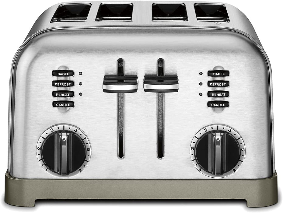 Cuisinart CPT-180 Metal Classic 4-Slice Toaster, Black Chrome