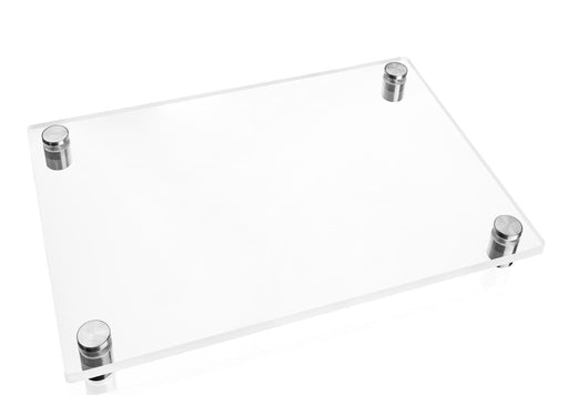 Lucite by Design Extra Thick Clear Lucite Tray with Legs