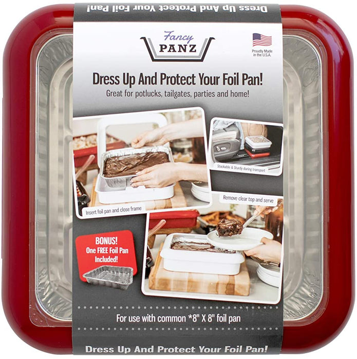 Fancy Panz 2-in-1 Dress Up & Protect Your Foil Pan, Made in USA