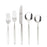 Fortessa SS Brushed Mirrored Jaxson 20 Piece Place Setting, Service for 4