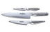 Global G-2338 3 Piece Starter Set with Chef's, Utility and Paring Knife