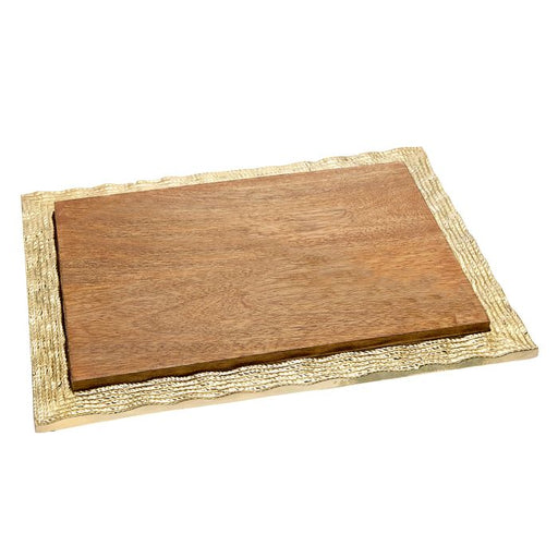 Godinger Gold & Wood Board