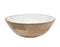 Godinger Wood/White Enamel Salad Bowl