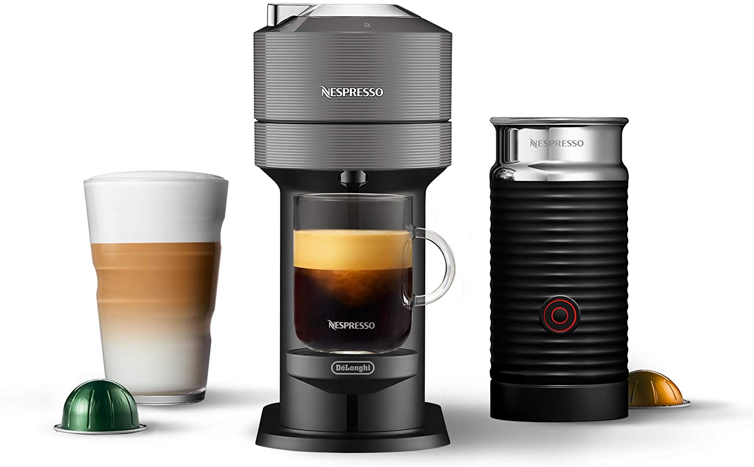 Nespresso VertuoPlus Deluxe Coffee & Espresso Machine By De'Longhi