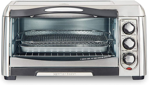 Proctor Silex Simply-Crisp 6 Slice Air Fryer Toaster Oven - Silver