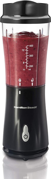 Hamilton Beach Personal Smoothie Blender with 14 Oz Travel Cup and Lid