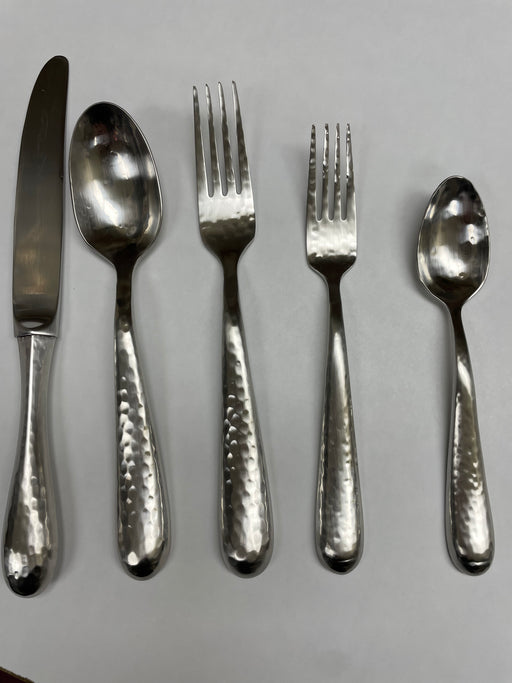 Hammered Flatware, 5 Pc. Placesetting