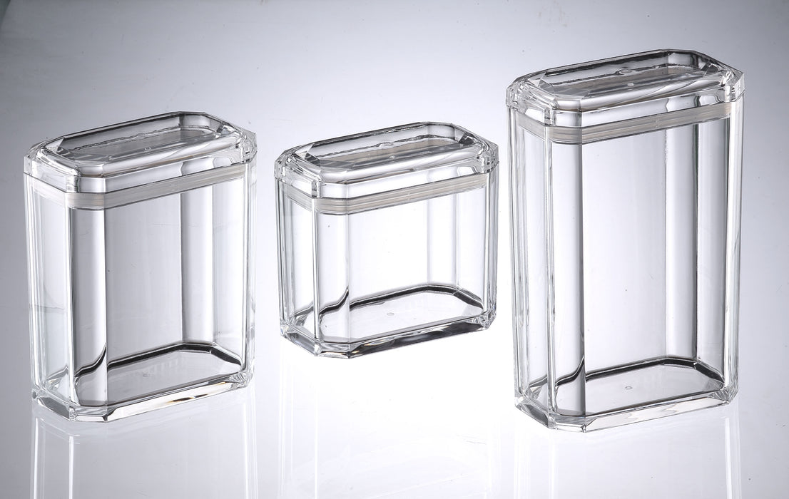 Huang Faceted Canisters