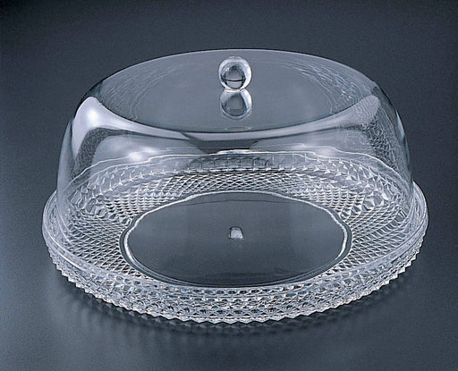Huang Acrylic Cake Plate w/ Dome, 13 inch