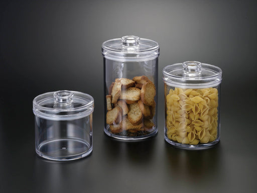 Huang Acrylic Round Canisters