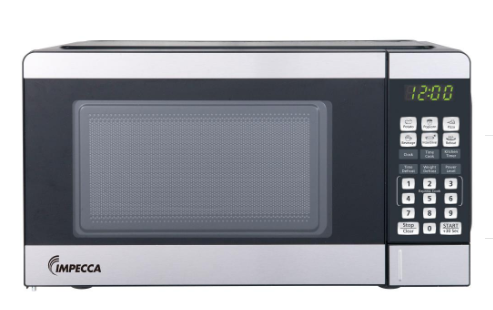 Impecca  0.7 Cu. Ft. Microwave Oven 700W - Stainless Steel