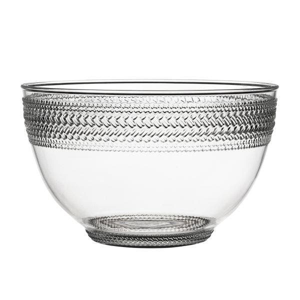 Juliska Le Panier Clear Acrylic Serving Bowl