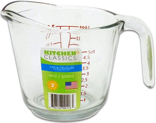 Kadra Kitchen Classic Glass Measuring Cup