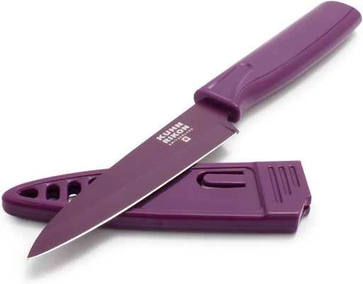 Kuhn Rikon Colori Straight Edge 4-Piece Paring Knife Set (2 Pink