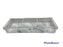 Lucite By Design Grey Marble Low 3 Sectional with Lid