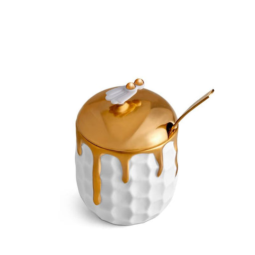 L'Objet Beehive Honey Pot and Spoon
