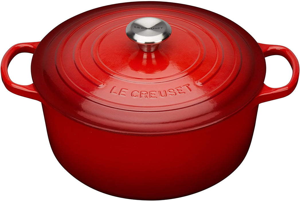 Le Creuset 9 qt. Signature Round Dutch Oven - Cerise