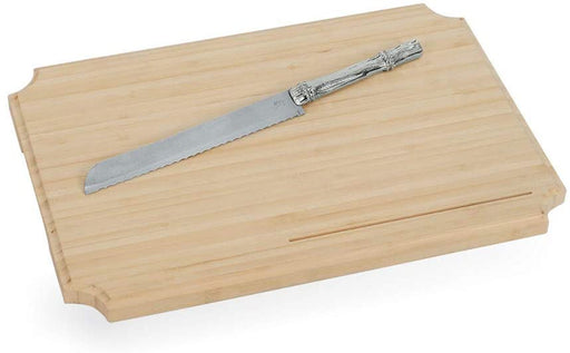 Michael Aram Bamboo Challah Board and Knife