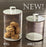 Lucite by Design Luxe Round Marble Canister