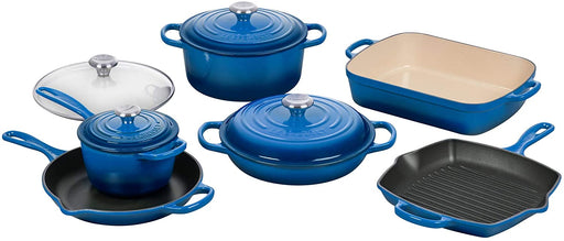 Le Creuset 5-Piece Signature Cookware Set | Caribbean Blue - MS1605-17