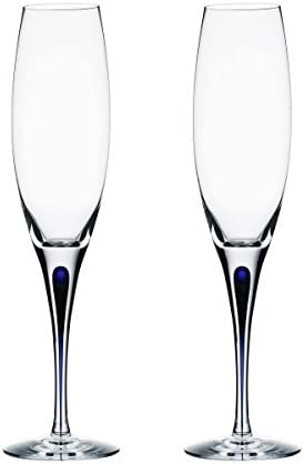 Orrefors Intermezzo Champagne Glass, Pair
