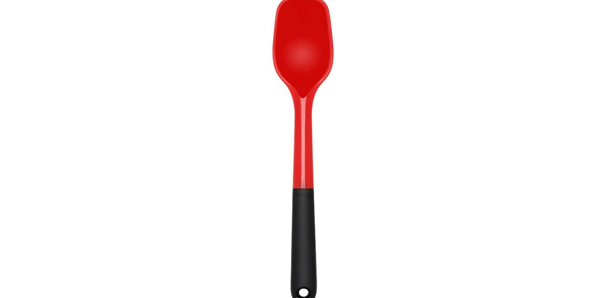 OXO Good Grips Silicone Slotted Spoon in Red