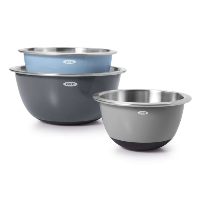 Oxo Good Grips 3 Piece Stainless Steel Mixing Bowls