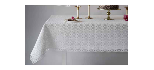 Parlor Diamond Lattice Lace Tablecloth
