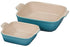 Le Creuset Stoneware Heritage Square Dishes, Set of 2