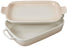 Le Creuset of America Le Creuset Stoneware Rectangular Dish with Platter Lid, 2.75 qt