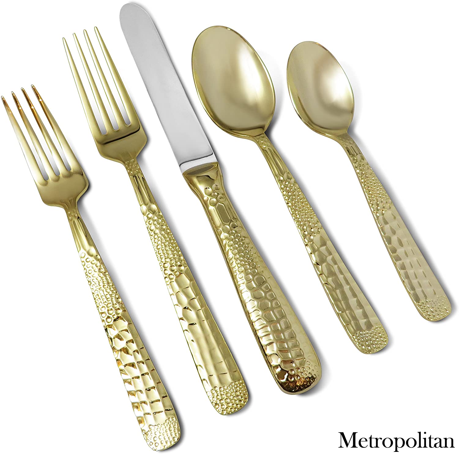 Prestige Metropolitan Everglades 20 Piece Flatware Set, Service for 4