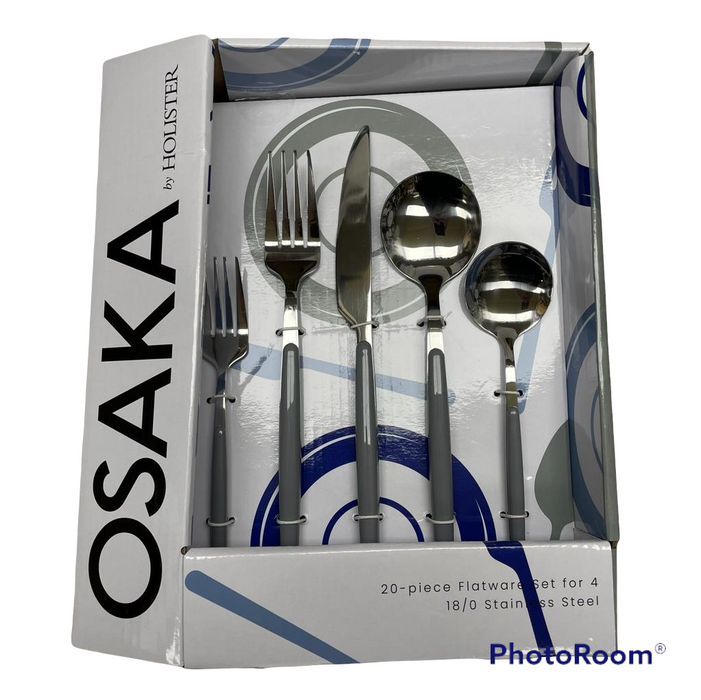 Prestige Osaka by Holister 20 pc Flatware Set, Service for 4, Assorted Pattern