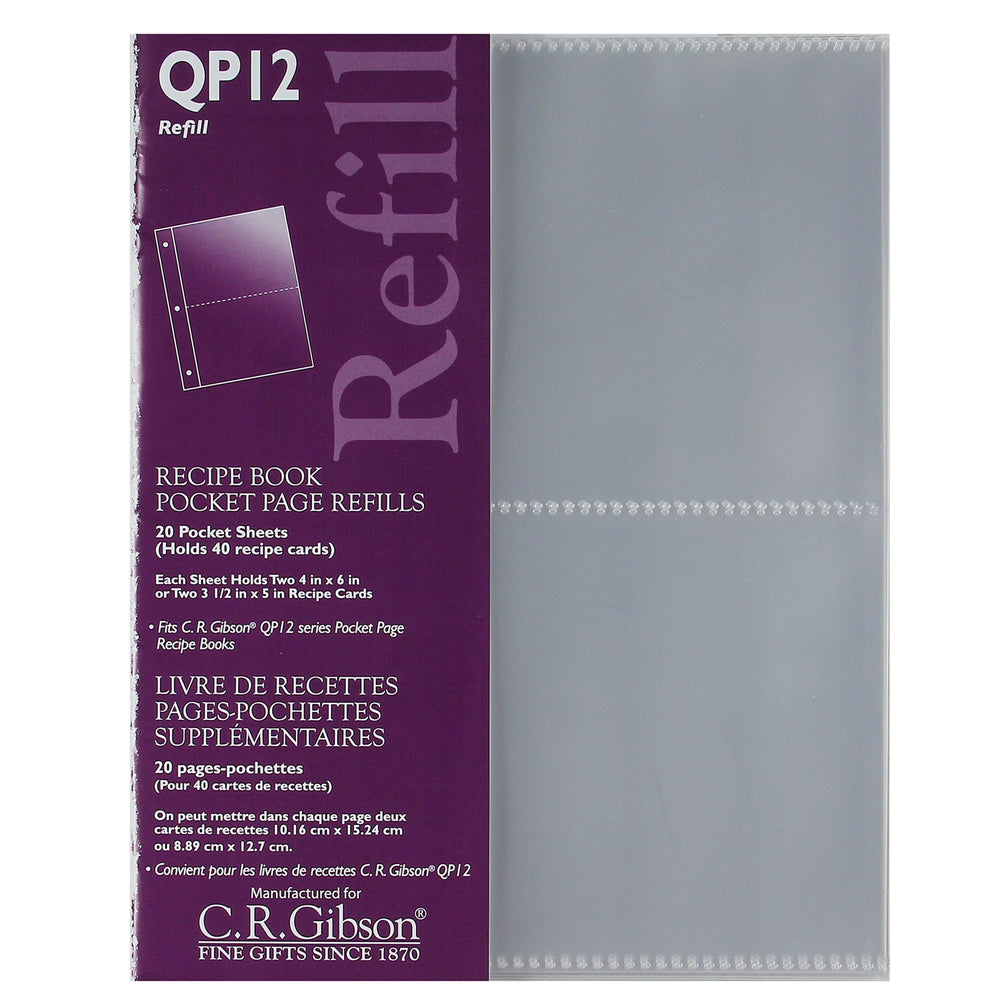 CR Gibson Recipe Book Refills