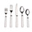 Qsquared Provence Flatware Set With Caddy, 20 pc