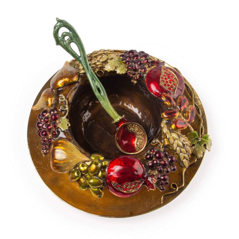 Quest Collection Seven Species Pomegranate Honey Dish
