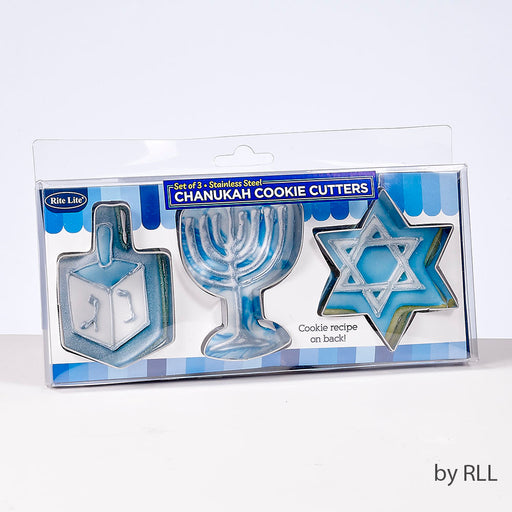 Rite Lite Stainless Steel Chanuka Cookie Cutters