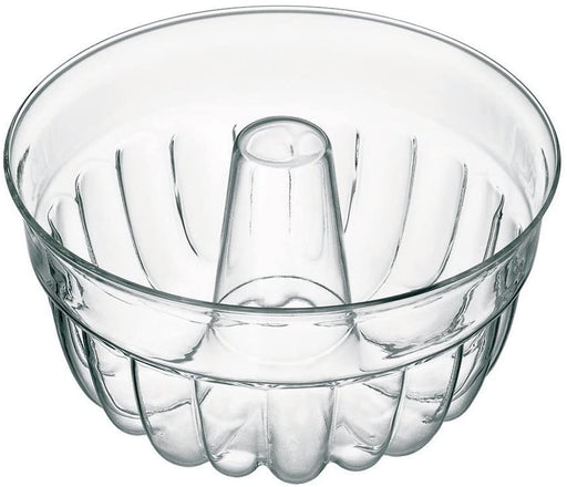 Simax - Fluted Blown Glass Bundt Pan, 9.75 In/2.1 Qt
