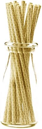 Simply Baked Decorative Paper Straws, 25