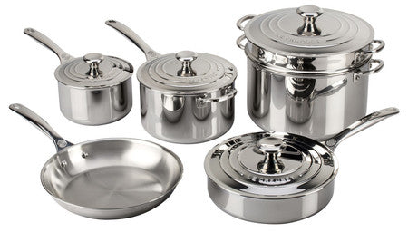 Le Creuset Stainless Steel Cookware Set